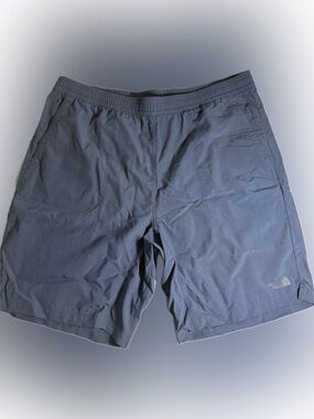 The North Face Mens Pull-On Adventure Shorts Blue Size Large Nylon Quick Dry